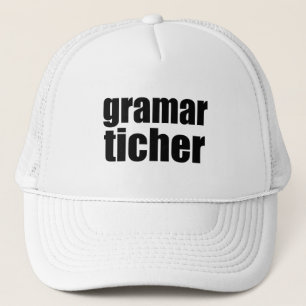 Grammatikscherz Truckerkappe