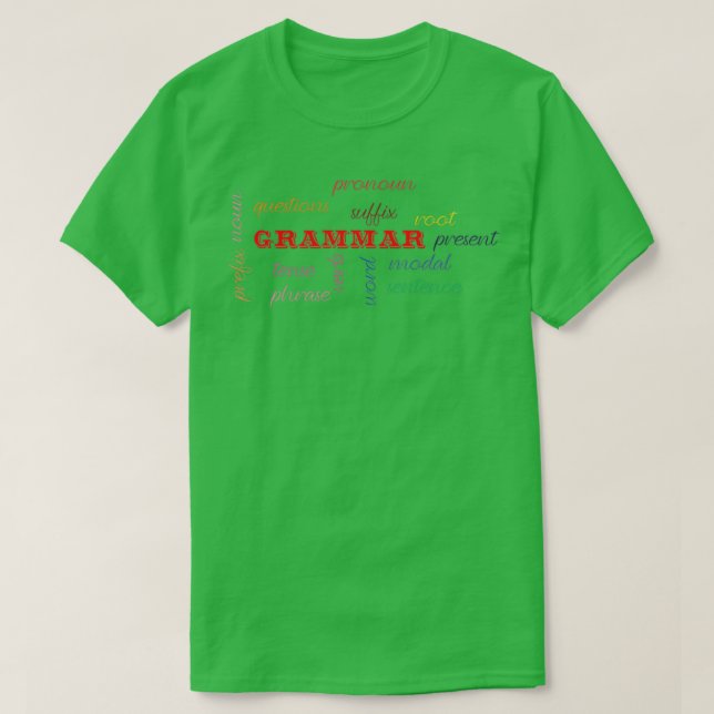 Grammatiktag 2021 T-Shirt (Design vorne)