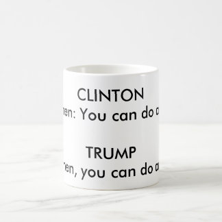 "GRAMMATISCHER UNTERSCHIED ZWISCHEN CLINTON UND KAFFEETASSE