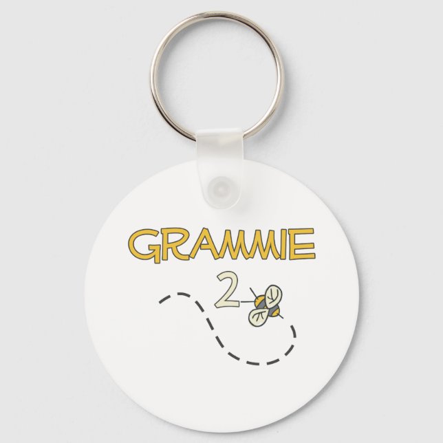 Grammie 2 Bee Schlüsselanhänger (Vorderseite)