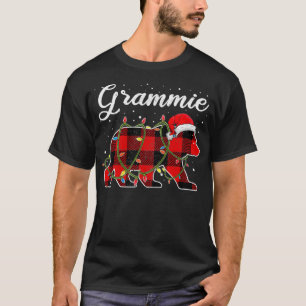 Grammie Bär, Roter Büffel Karo Oma Bär Paja T-Shirt