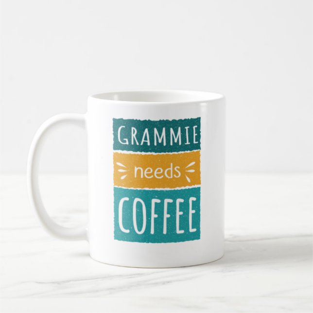 Grammie braucht Kaffee Tasse (Links)
