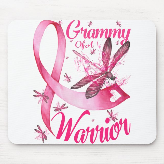 Grammie eines Brustkrebses eines kriegerischen Dra Mousepad (Vorne)