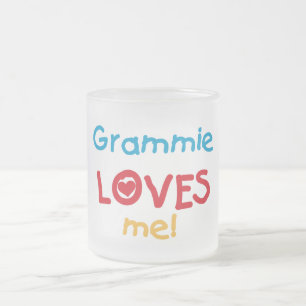 Grammie Lieben Me T - Shirt und Geschenke Mattglastasse
