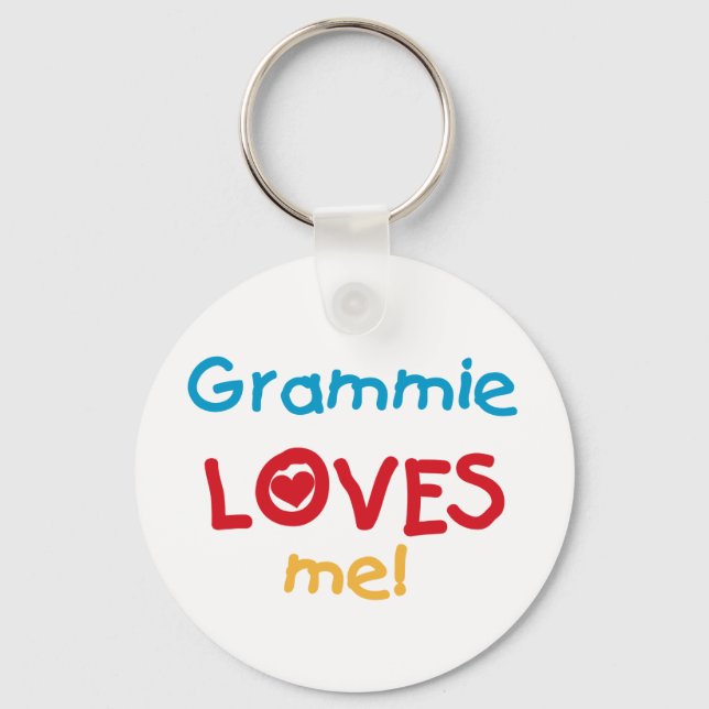 Grammie Lieben Me T - Shirt und Geschenke Schlüsselanhänger (Vorderseite)