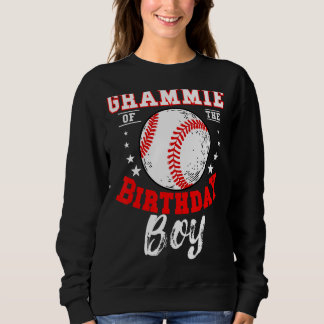 Grammie of the Birthday Boy Baseball Theme Sweatshirt