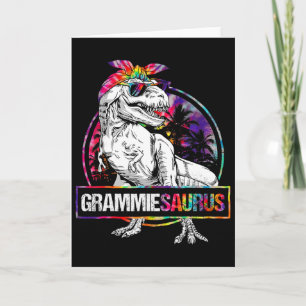Grammiesaurus Dinosaur Grammie Saurus passende Kra Karte