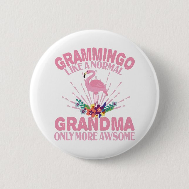 Grammingo wie normale Oma nur Phantastischer Button (Vorderseite)