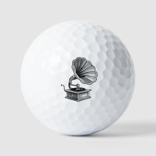 Grammophon Golfball (Vorderseite)