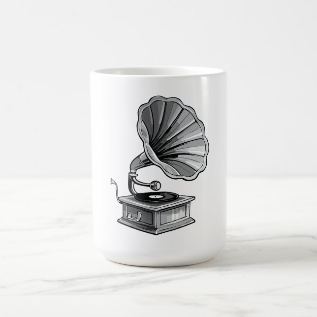 Grammophon Kaffeetasse (Mittel)