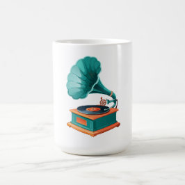 Grammophon Kaffeetasse