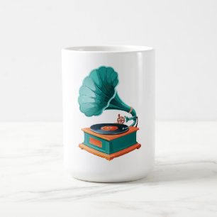 Grammophon Kaffeetasse