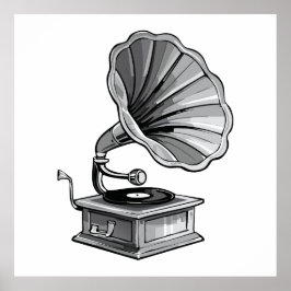 Grammophon Poster