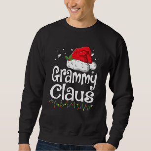 Grammy Claus Christmas Pajama Familie Matching Xma Sweatshirt