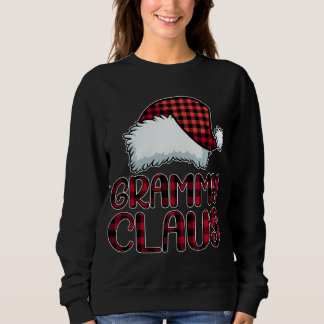 Grammy Claus Funny Christmas Pajama Familie Matchi Sweatshirt