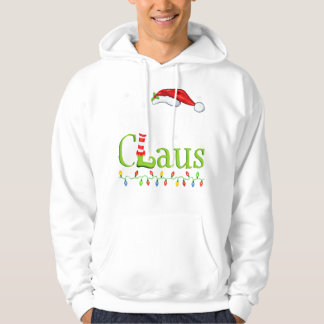 Grammy Claus Funny Family Santa Pajamas Hoodie