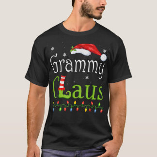 Grammy Claus Funny Family Santa Pajamas T-Shirt