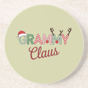 Grammy Claus Weihnachten Grandma Geschenk Xmas Getränkeuntersetzer