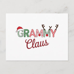 Grammy Claus Weihnachten Grandma Geschenk Xmas Postkarte