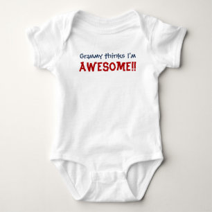 Grammy denkt, ich bin Phantastisch! Baby Säugling  Strampler