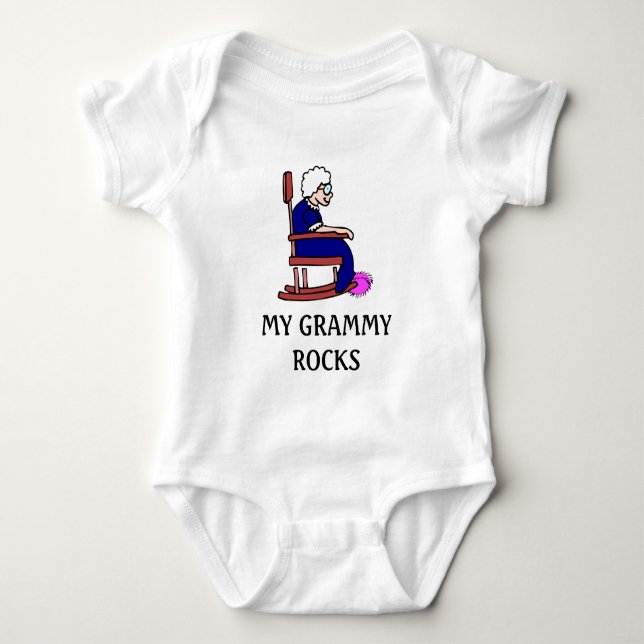 grammy Felsen, MEINE GRAMMY FELSEN Baby Strampler (Vorderseite)