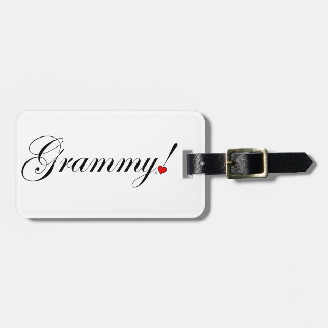 Grammy! Gepäckanhänger (Vorderseite horizontal)