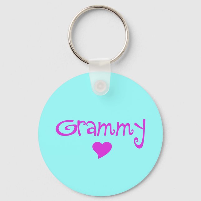 Grammy mit Herz Schlüsselanhänger (Vorderseite)