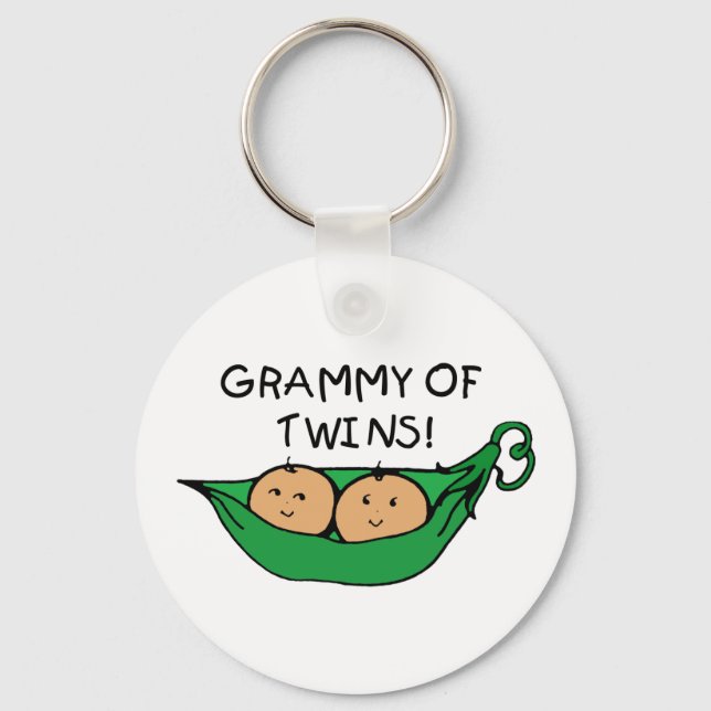 Grammy of Twins Pod Schlüsselanhänger (Vorderseite)