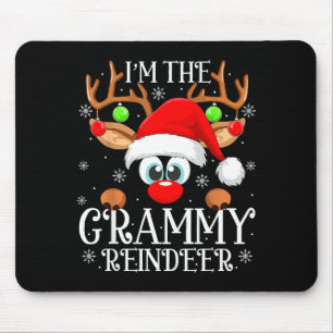 Grammy Rentier Weihnachten Familie Matching Gruppe Mousepad