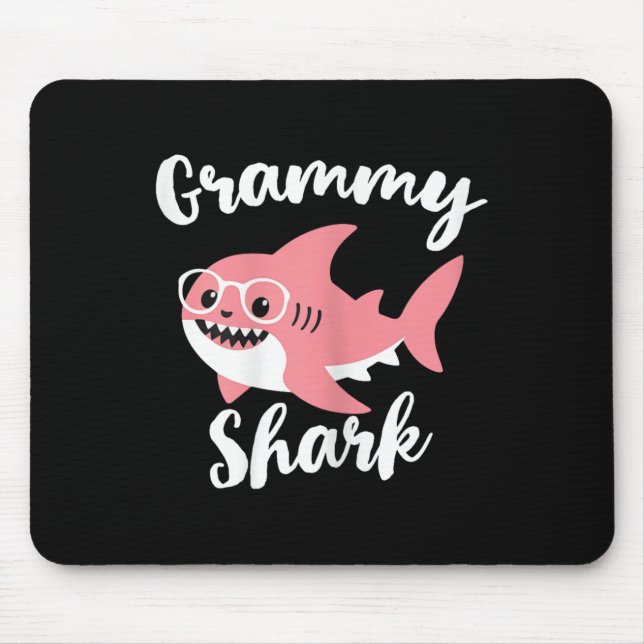 Grammy Shark Muttertag Oma Lustig  Mousepad (Vorne)
