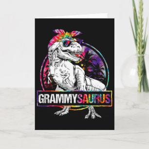 Grammysaurus Dinosaur Grammy Saurus Familie Passen Karte