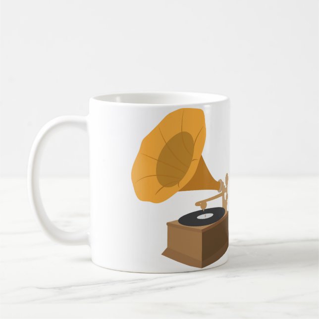 Gramophon Kaffeetasse (Links)