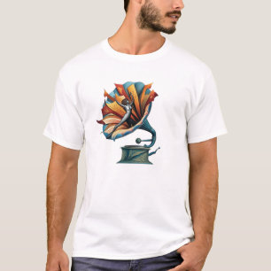 Gramophon tanzt durch die Melodie T-Shirt