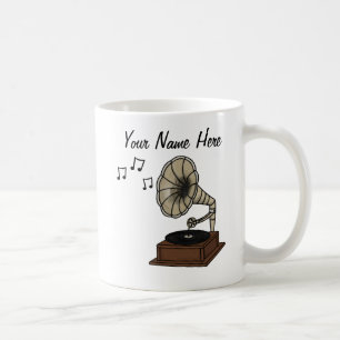 Gramophone Custom Tasse Musician Music Lover Gesch