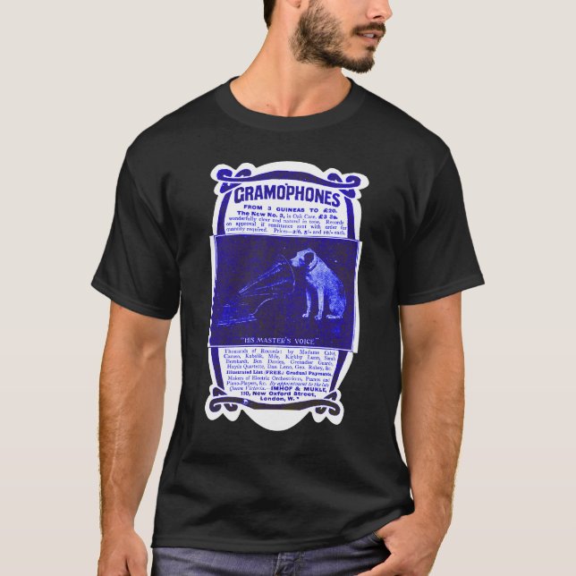 Gramophonmusik - die Stimme seines Meisters T-Shirt (Vorderseite)