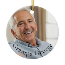 Grampa einfaches, stylisches Keepake-Foto
