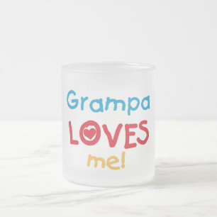 Grampa Lieben T - Shirt und Geschenke Mattglastasse