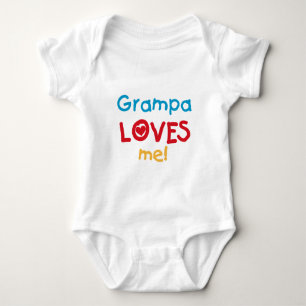 Grampa m'aime T-shirts et cadeaux