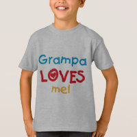 Grampa m'aime T-shirts et cadeaux
