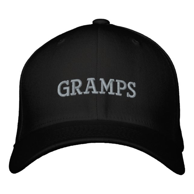 Grampen bestickte Baseballkappe (Vorderseite)
