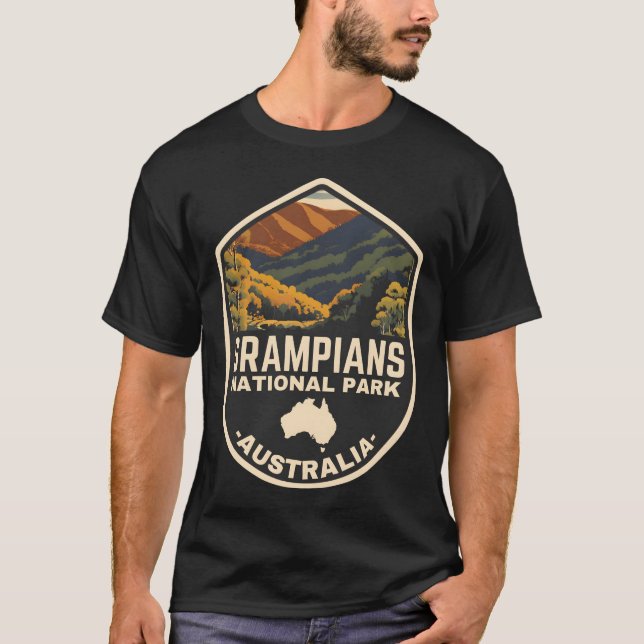 Grampians � der endlose Horizont Australiens T-Shirt (Vorderseite)