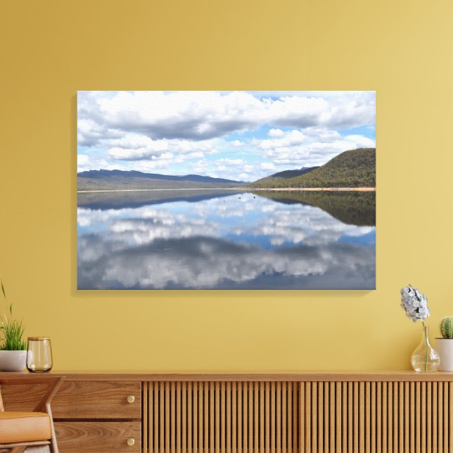 Grampians Reflektiert Leinwanddruck (Insitu (Wohnzimmer))