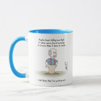 Gramps: "Auf die Stirn runzelnder" Kaffee-Tasse Tasse