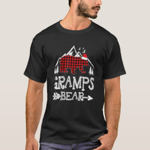 Gramps Bear Christmas Pajama Red Kariert Buffalo F T-Shirt
