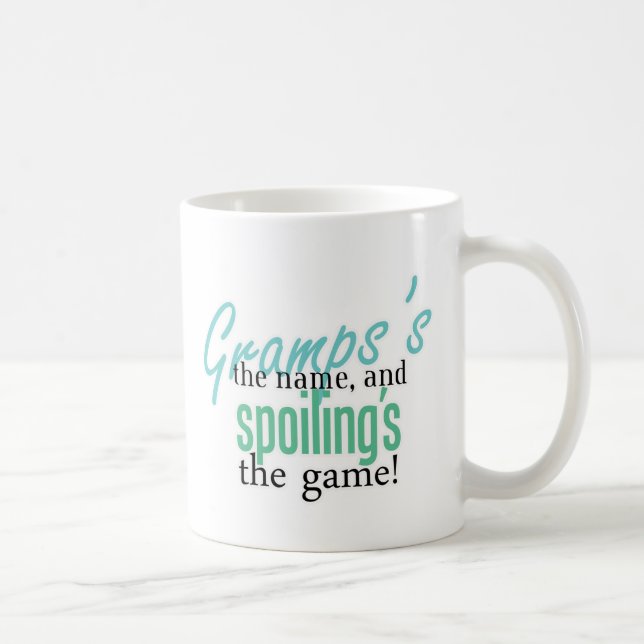 Gramps ist der Name und Verderbens des Spiels Kaffeetasse (Rechts)