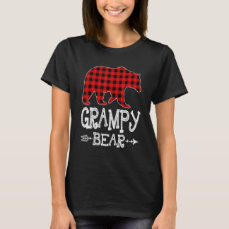 Grampy Bear Christmas Pajama Red Kariert Buffalo F T-Shirt