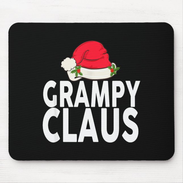 Grampy Claus Christmas Family Group Matching Pajam Mousepad (Vorne)
