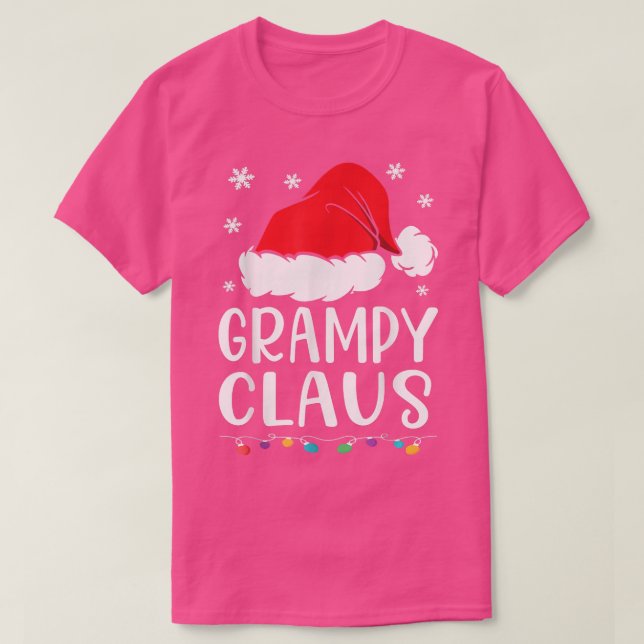 Grampy Claus , Family Matching Grampy Claus Pajama T-Shirt (Design vorne)