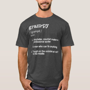 Grampy Definition TFunny Cool Geschenk T-Shirt