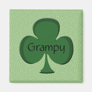 Grampy Irish Kleeblatt Magnet